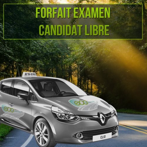 Forfait Examen Candidat Libre boite automatique